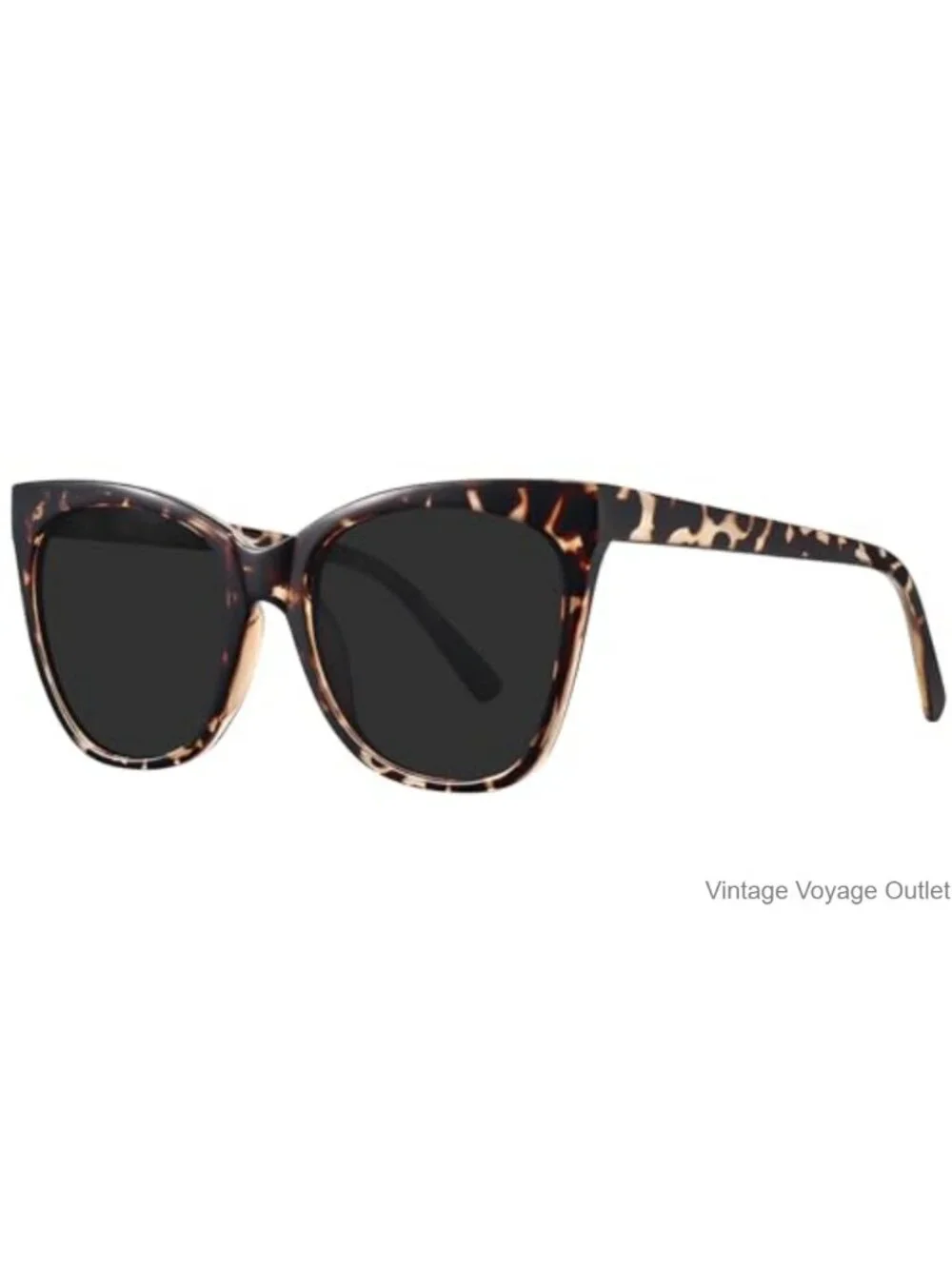 Vintage Oversized Cat Eye Sunglasses for Women Polarized UV400 TAC Lens Retro
